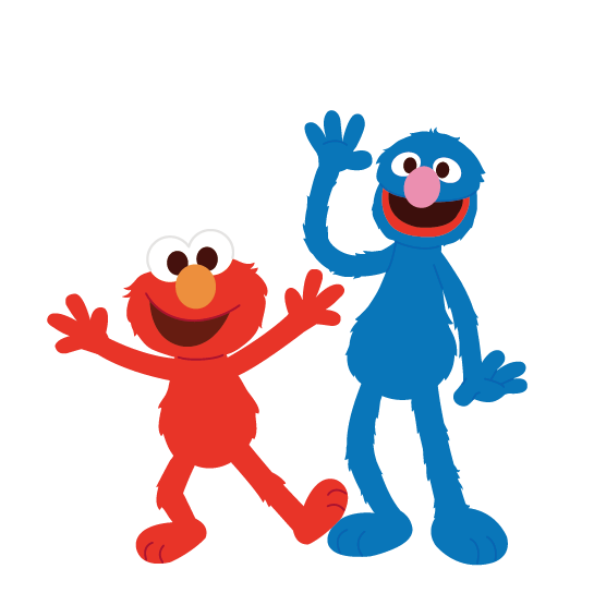 Elmo and Grover